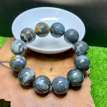 Galaxy Agate（blue opal symbiosis）bracelet 1pc （12mm-19mm）