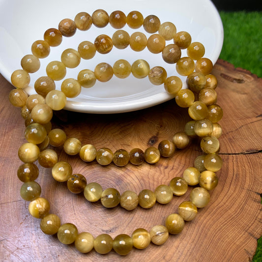 Golden Tiger Eye bracelet 6mm 1pc(SL15)