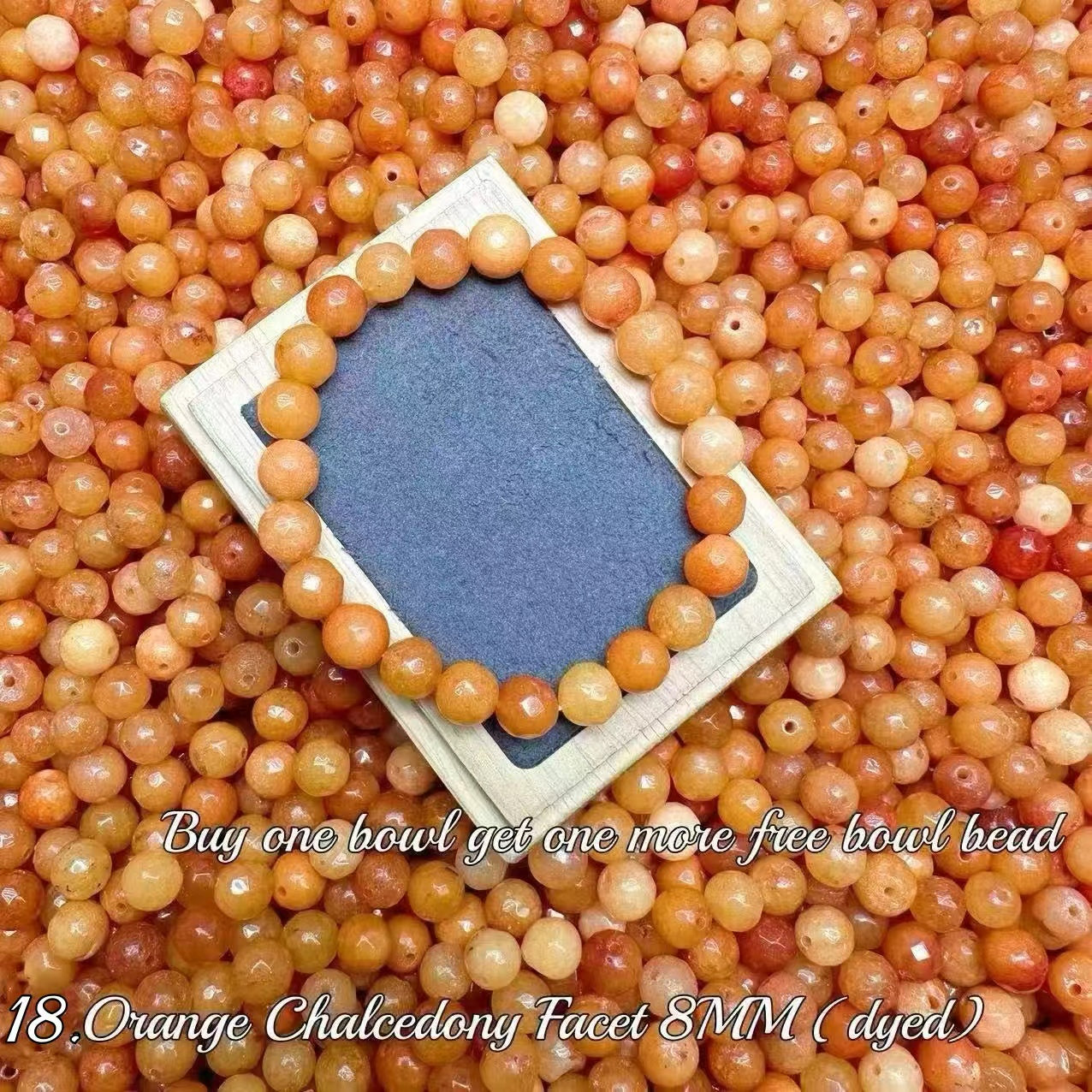 One bowl crystal bead- Felicity-can make 6pcs bracelets 8.14
