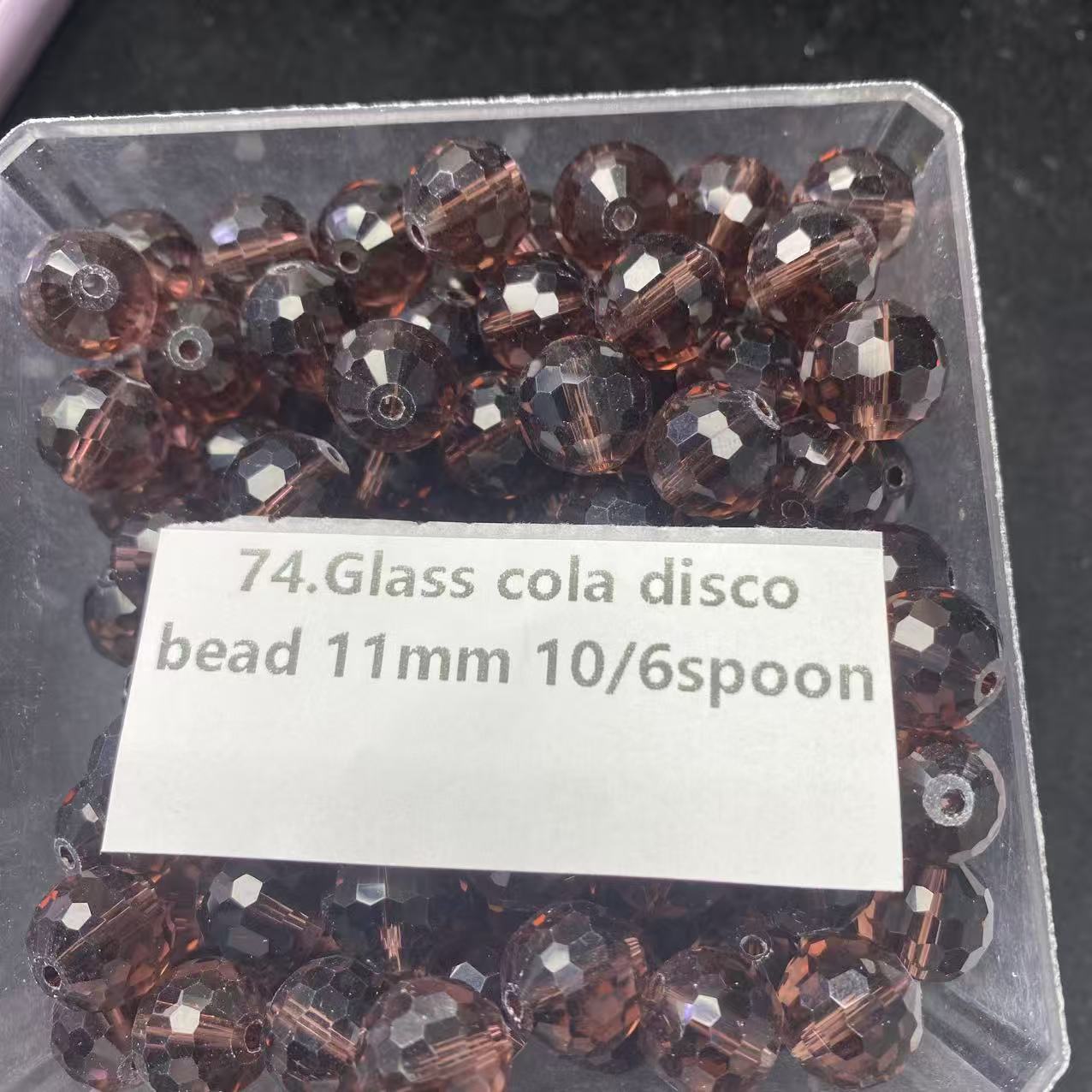 One bowl crystal bead- Felicity-can make 6pcs bracelets 8.26