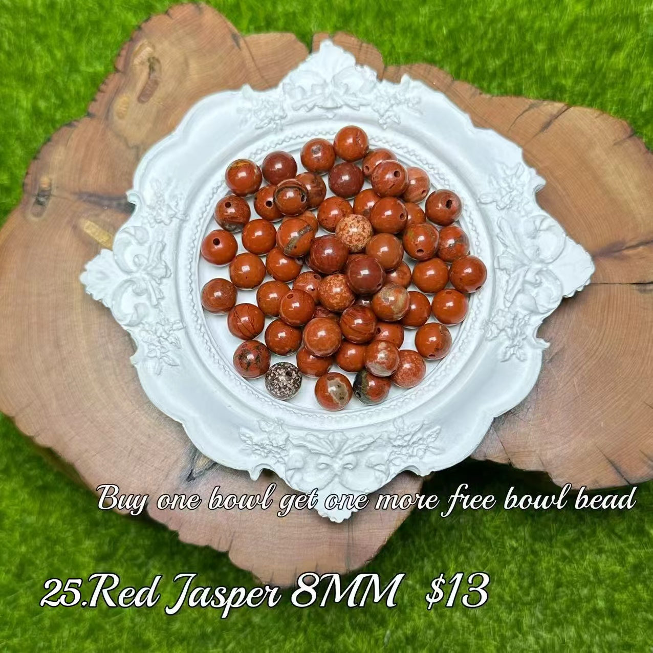 One bowl crystal bead- Felicity-can make 6pcs bracelets  6.6