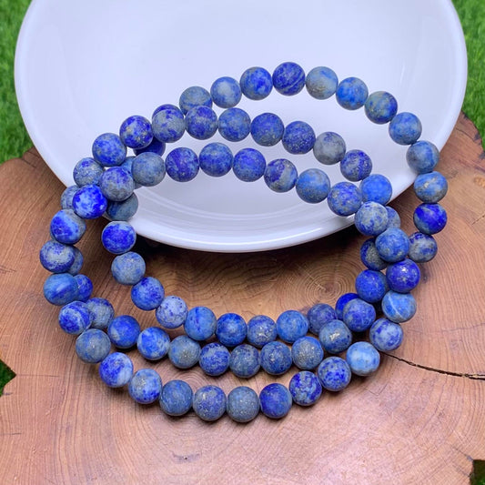 Matt Lapis bracelet 6mm 1pc (SL56)