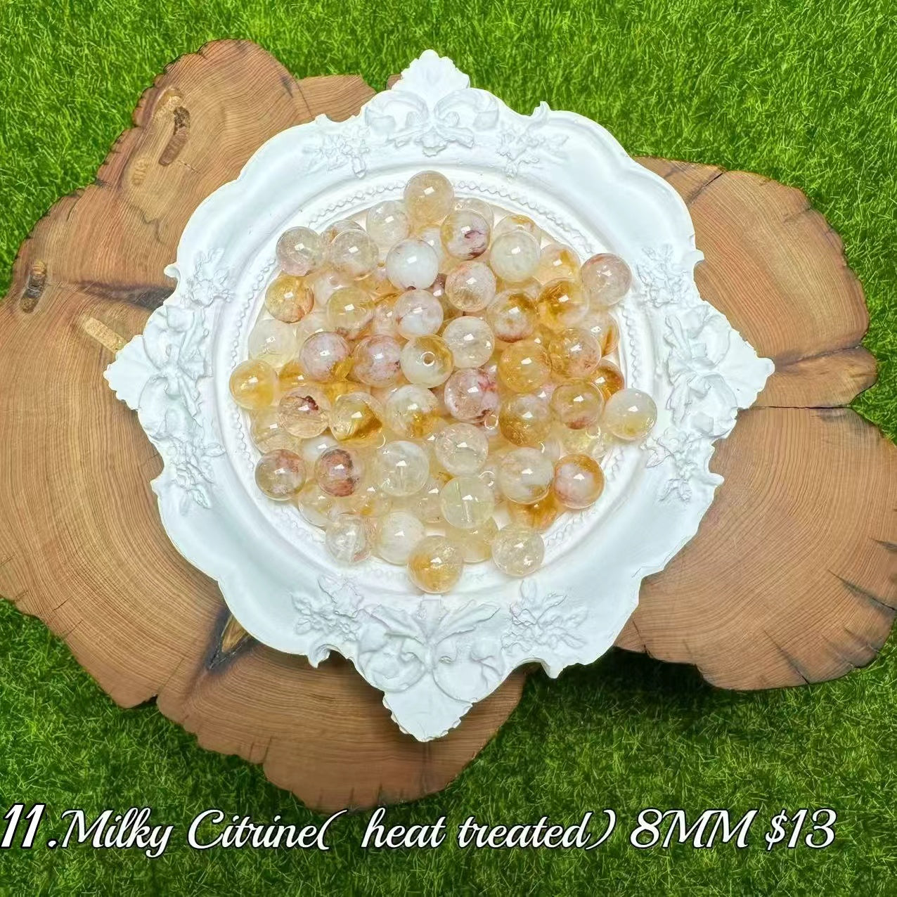 One bowl crystal bead- Felicity-can make 6pcs bracelets 8.26