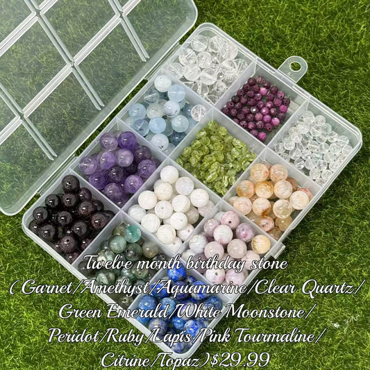 Twelve month birthday stone set-felicity