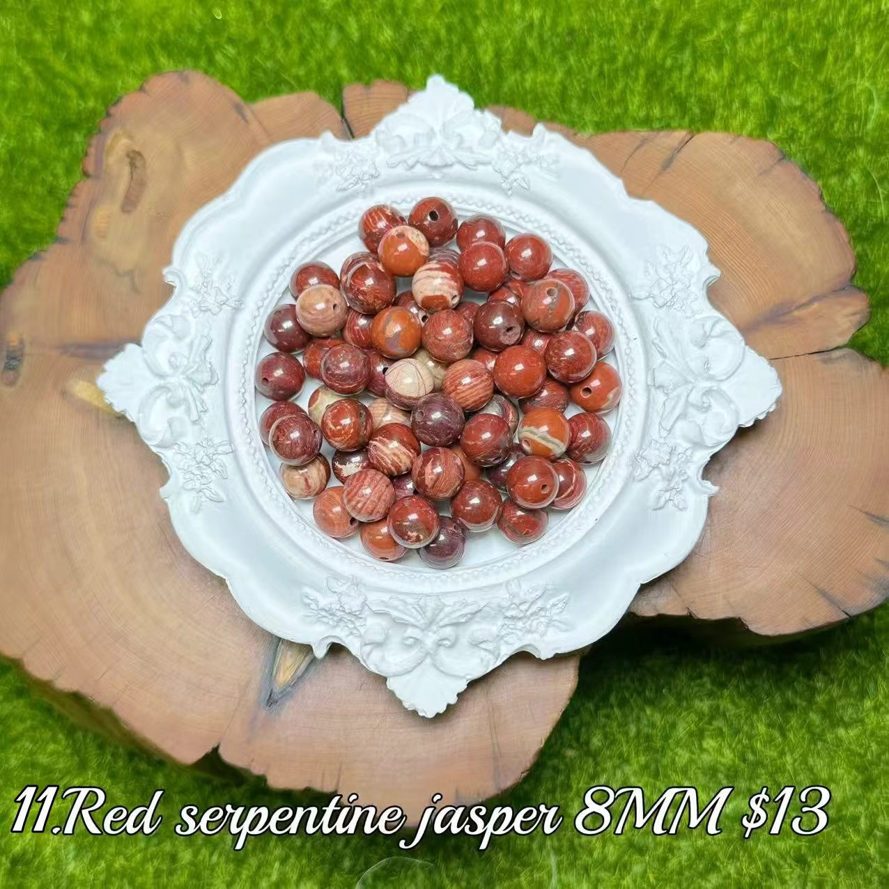 One bowl crystal bead- Felicity-can make 6pcs bracelets 7.14