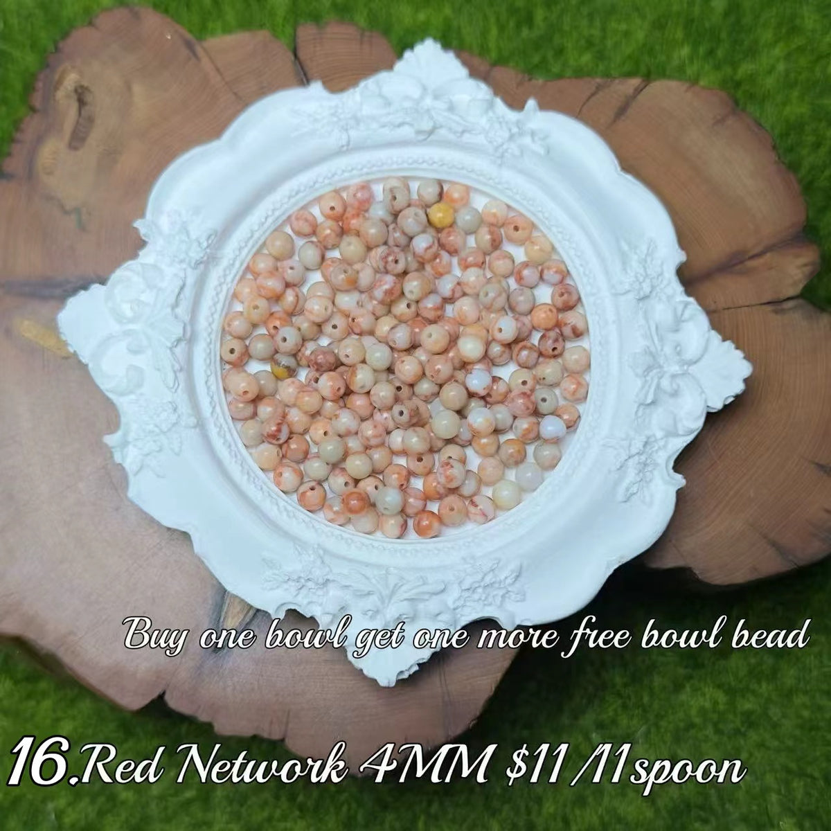 One bowl crystal bead- Felicity-can make 6pcs bracelets 9.27