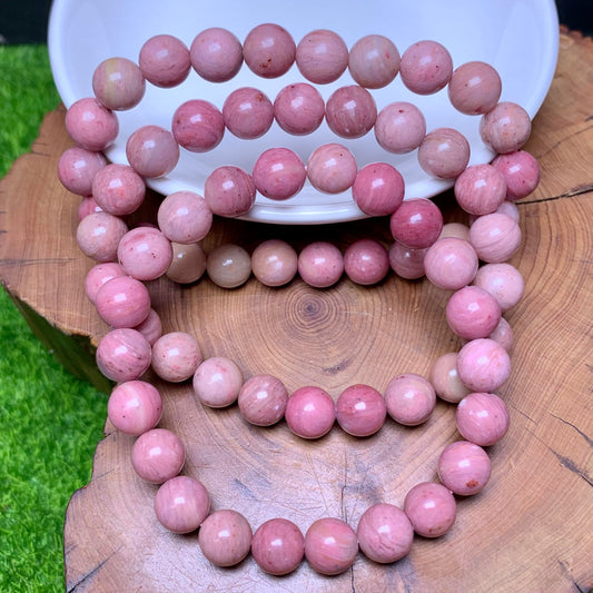 Pink Lace Jasper bracelet 8mm 1pc (SL151)