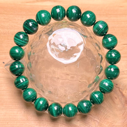 Malachite bracelet 10mm 1pc