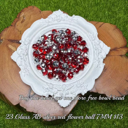 One bowl crystal bead- Felicity-can make 6pcs bracelets 8.14