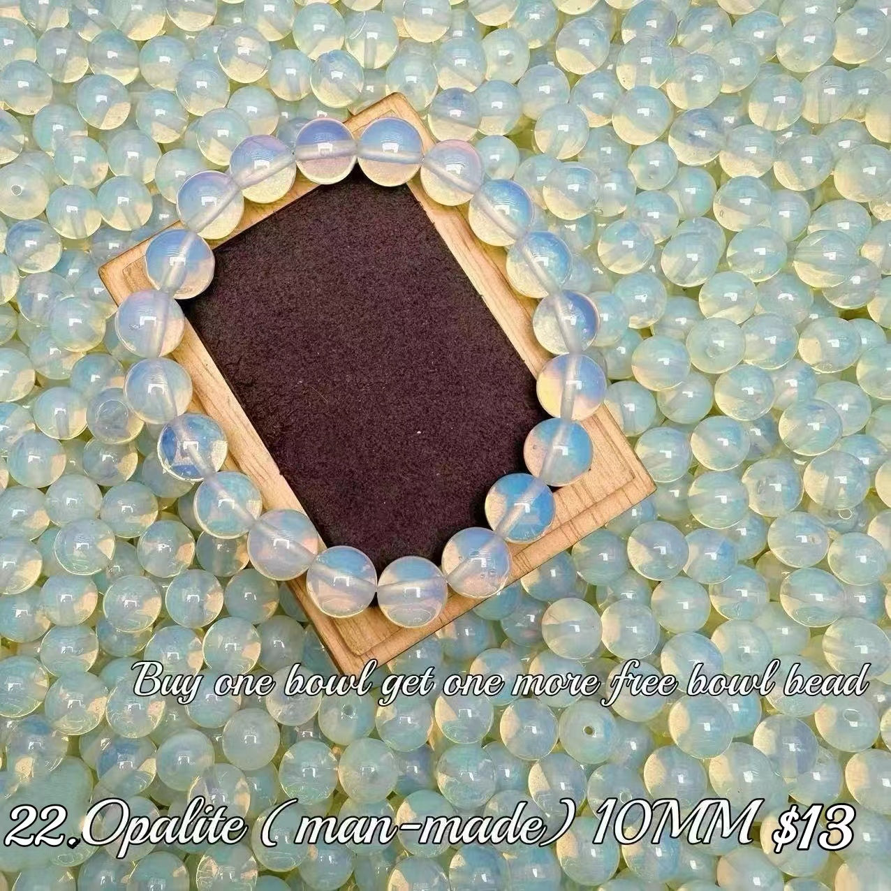 One bowl crystal bead- Felicity-can make 6pcs bracelets 9.2