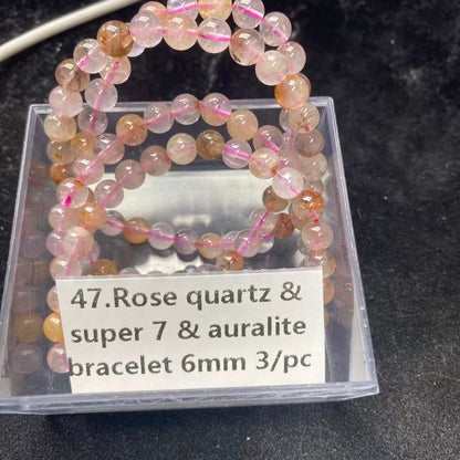 One bowl crystal bead- Felicity-can make 6pcs bracelets 6.5