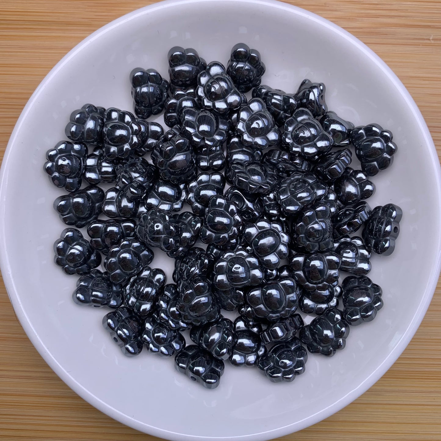 Hematite Bee bead 110pcs_ 1 bowl(HEM18)