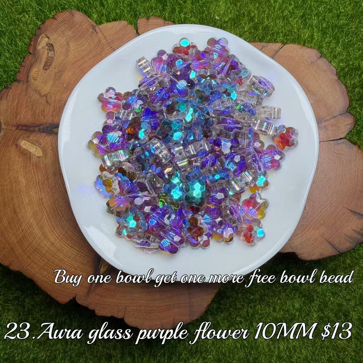 One bowl crystal bead- travis00-can make 6pcs bracelets 10.6