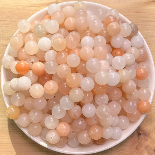 Pink Aventurine BUY 1 GET 1 FREE bead 132pcs_ 8mm 1 bowl（BOGO21）