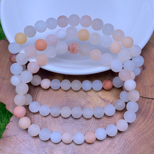 Matt Pink Aventurine bracelet 6mm 1pc(SL66)