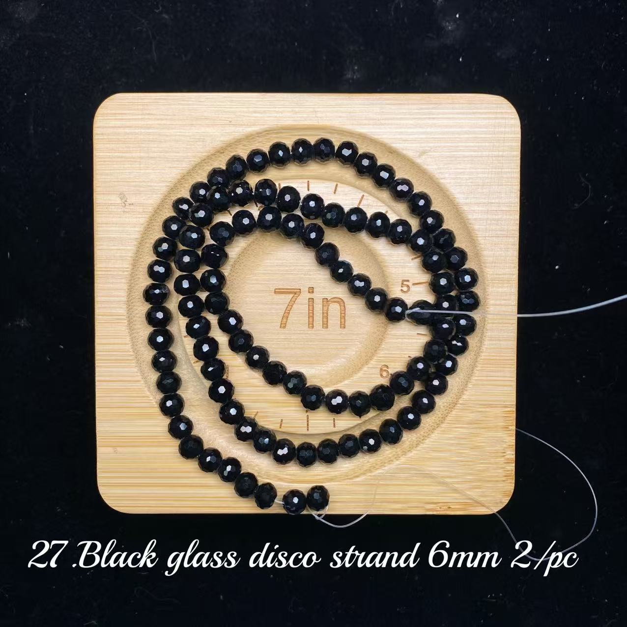 One bowl crystal bead- Felicity-can make 6pcs bracelets 9.2