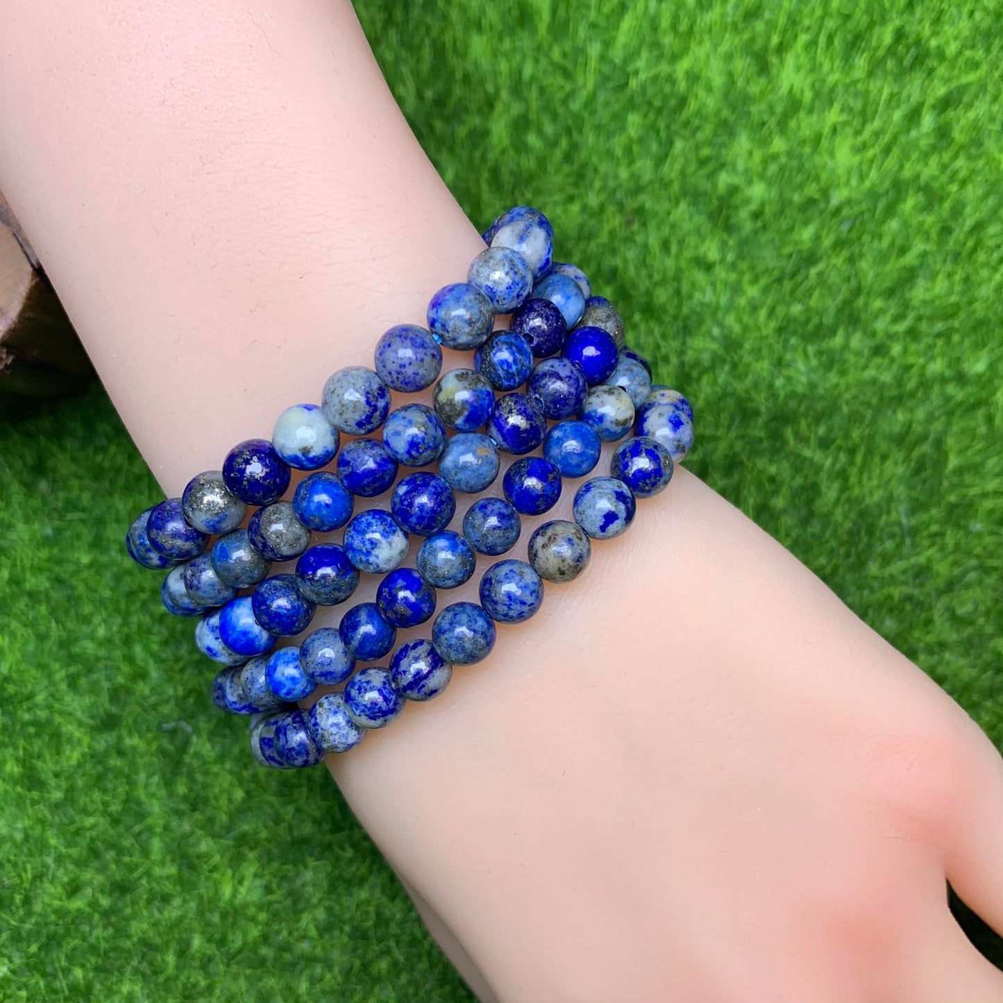 Lapis bracelet 6mm 1pc(SL21)