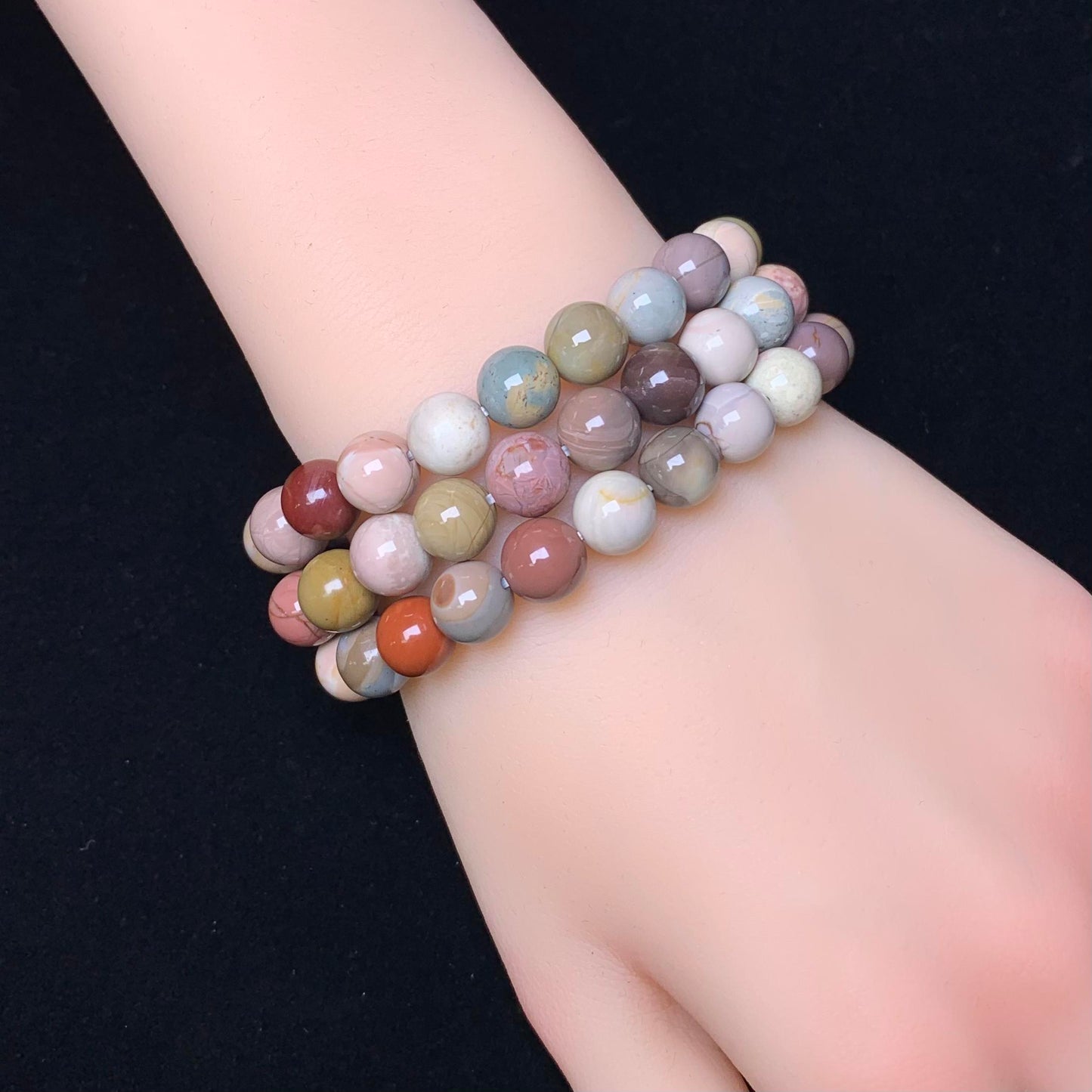 Alashan Agate bracelet 8mm 1pc (SL110)