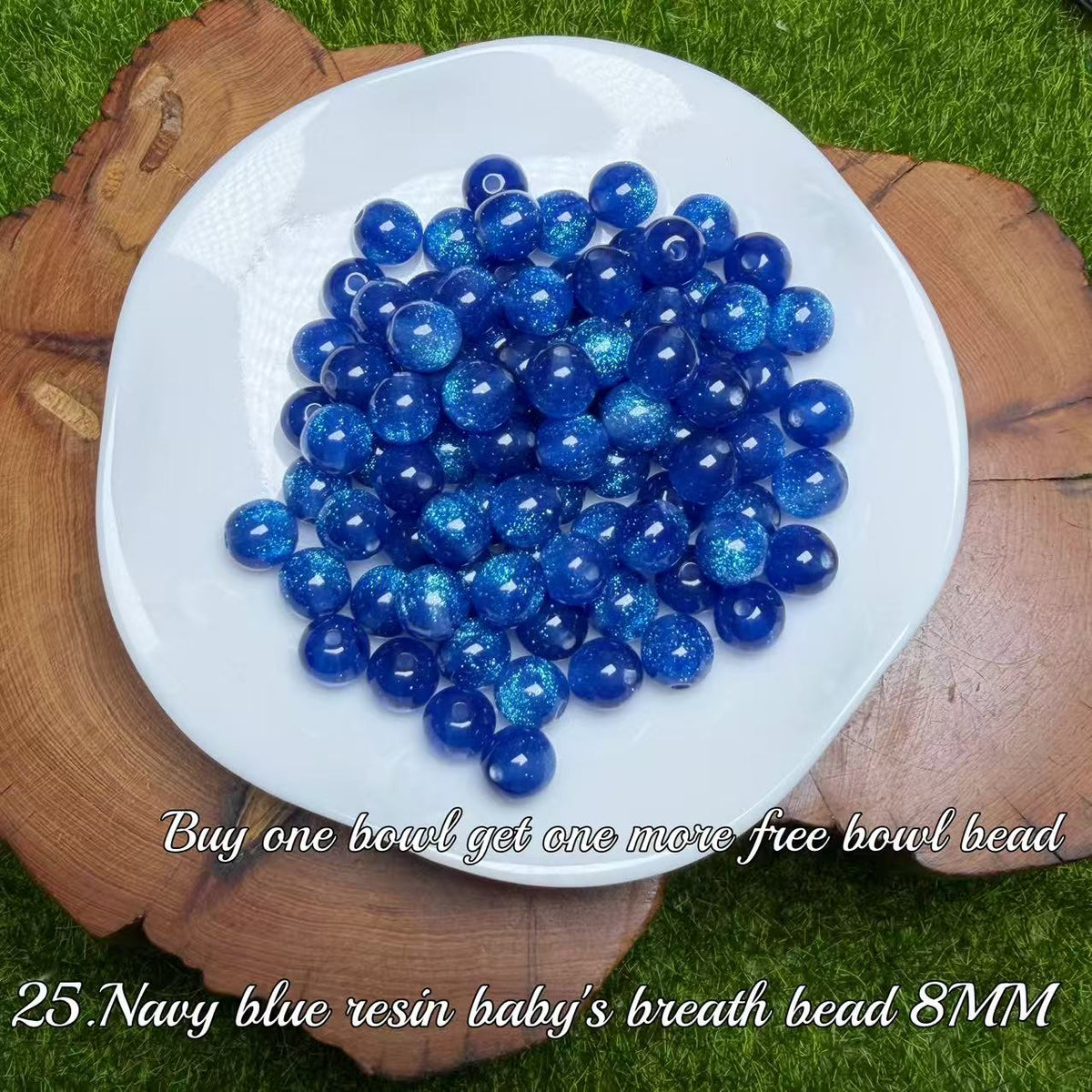 One bowl crystal bead- Felicity-can make 6pcs bracelets 10.7