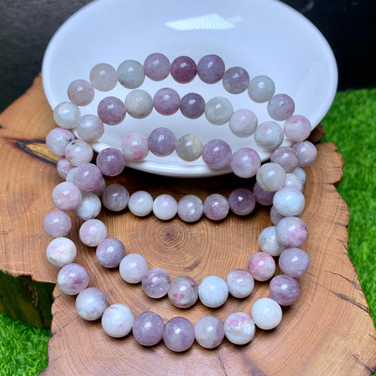 Pink Tourmaline bracelet 8mm 1pc(SL142)
