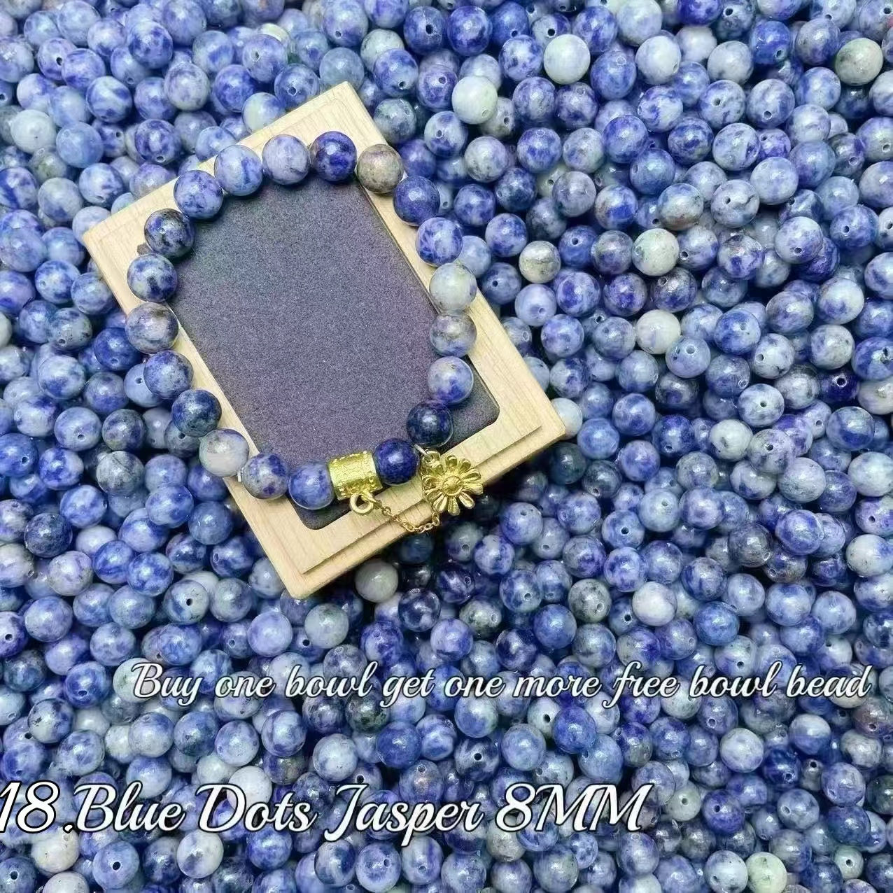One bowl crystal bead- Felicity-can make 6pcs bracelets 7.25