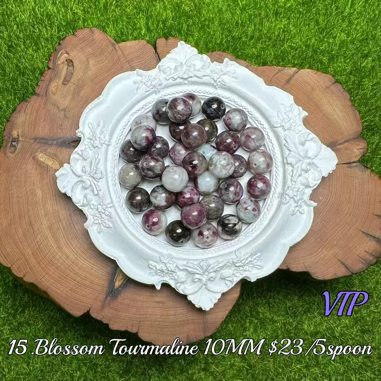 One bowl crystal bead- Felicity-can make 6pcs bracelets 8.6