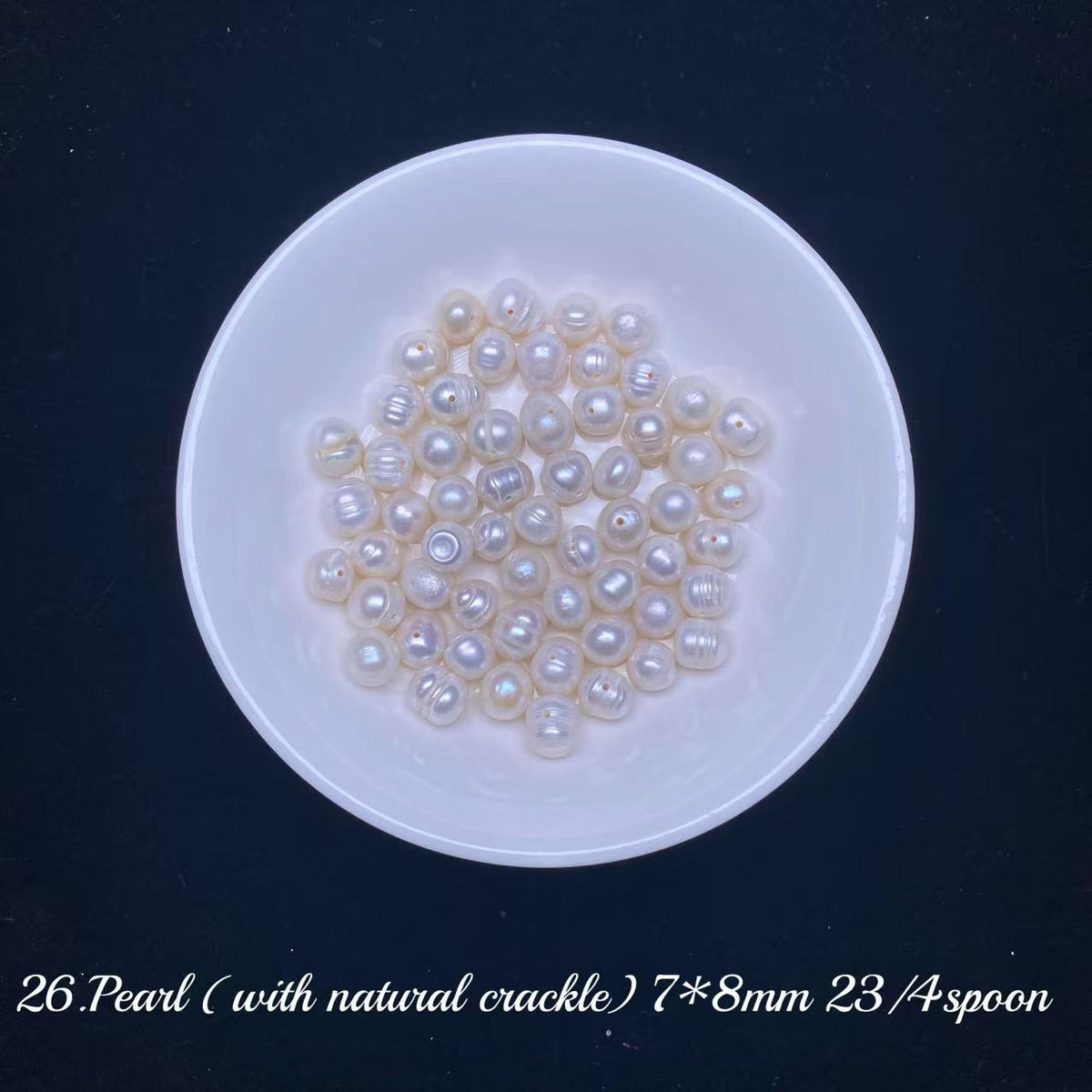 One bowl crystal bead- Felicity-can make 6pcs bracelets 9.28