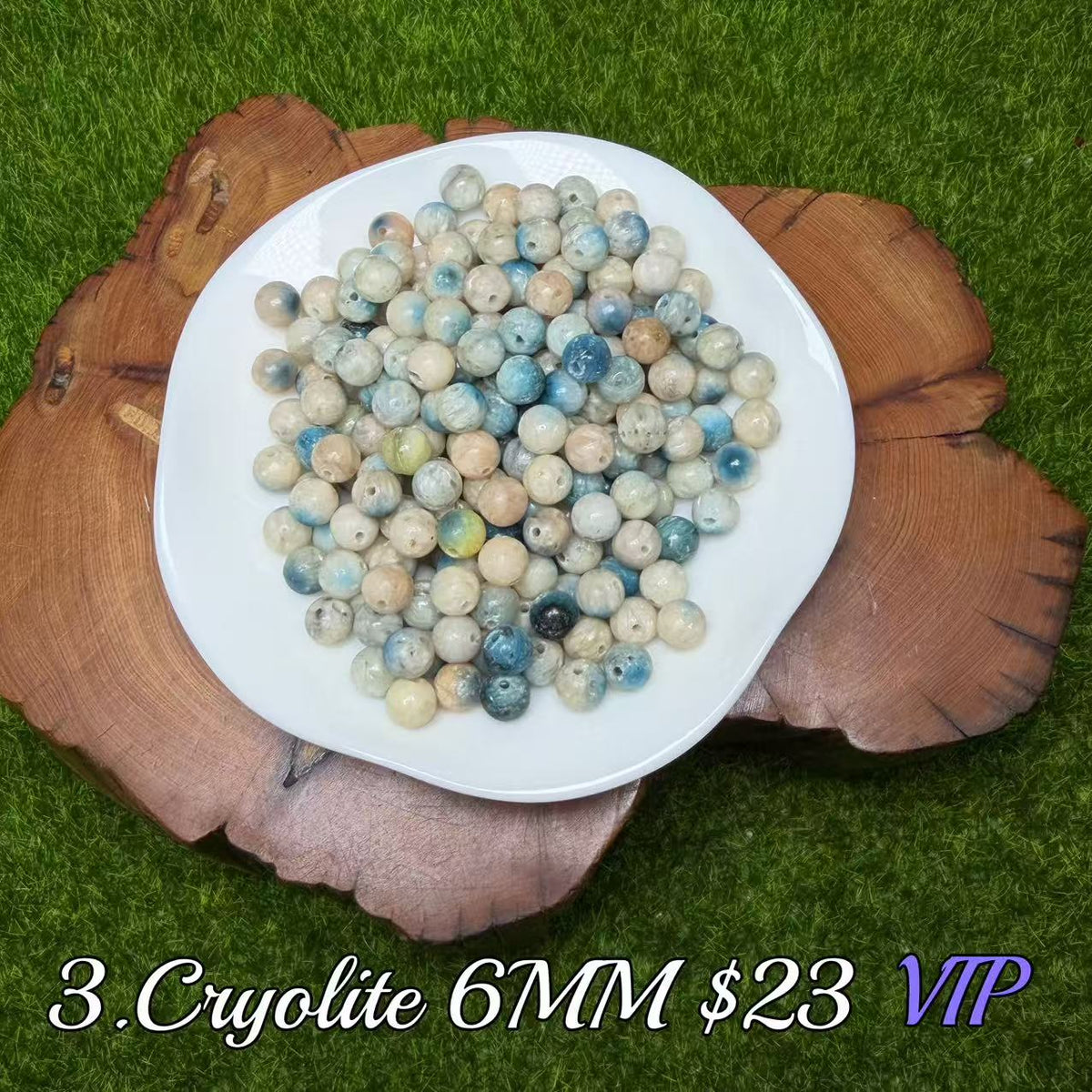 One bowl crystal bead- Felicity-can make 6pcs bracelets 9.25
