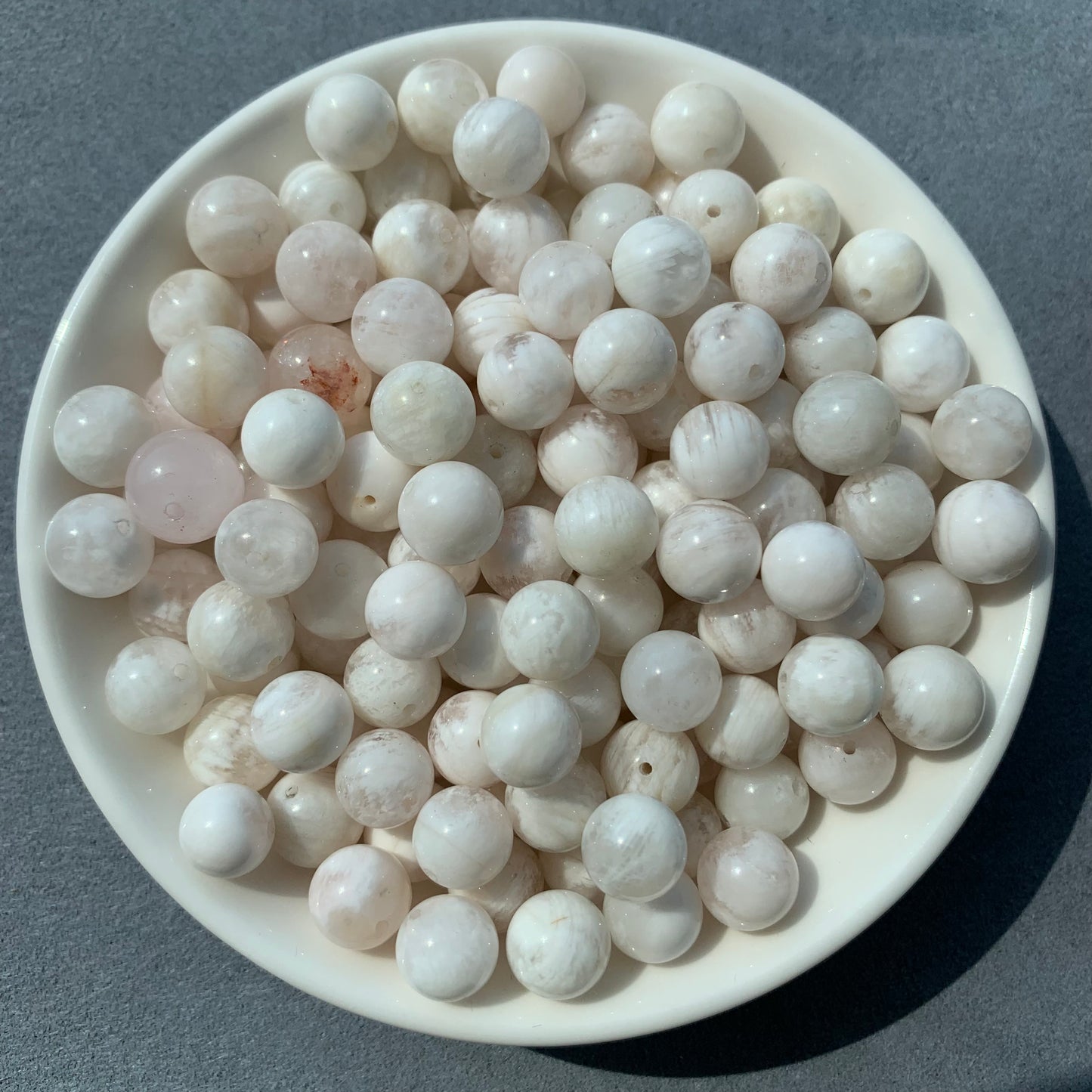 Snowflake Garden Quartz  bead 120pcs_ 9mm/1bowl  (VIP96)