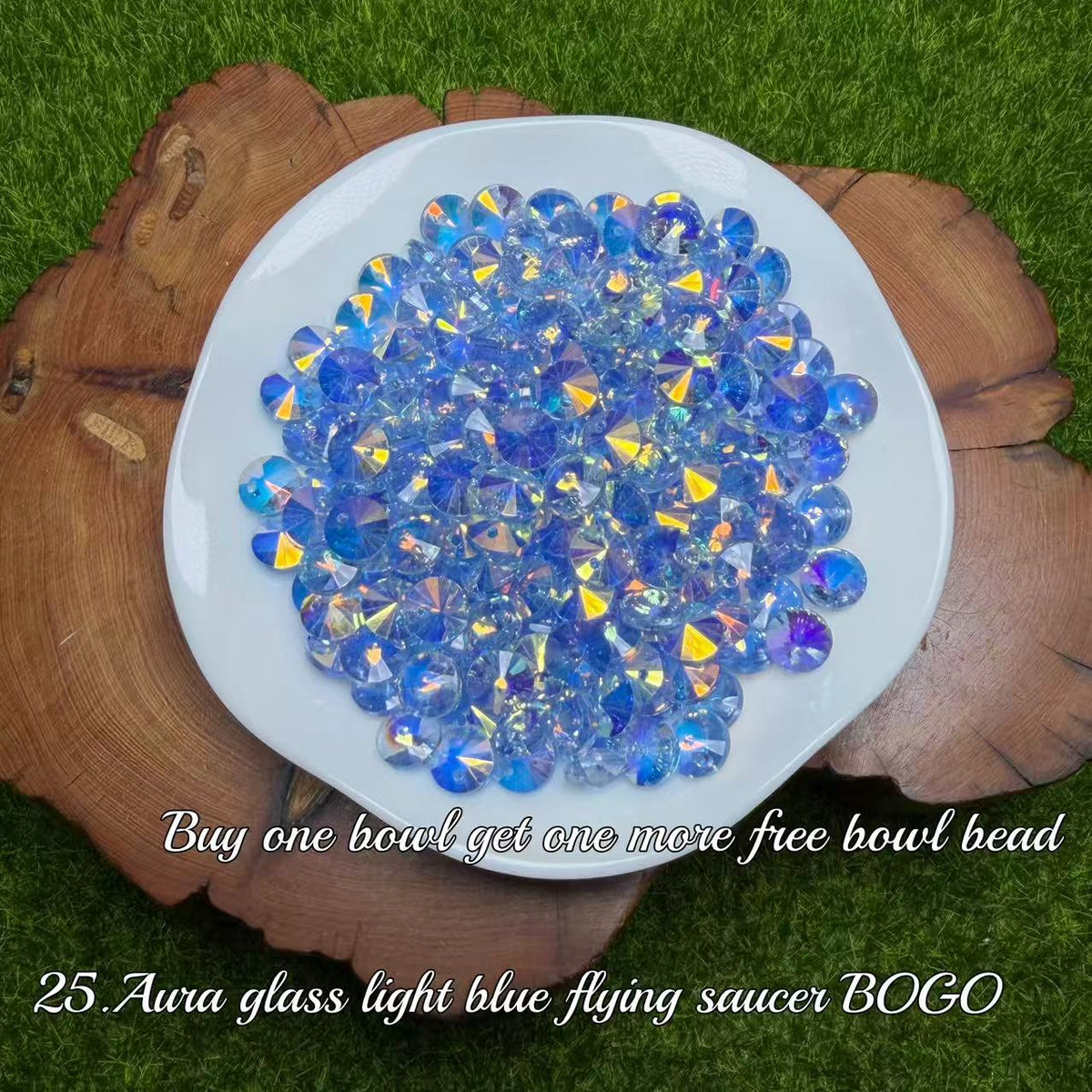 One bowl crystal bead- travis00-can make 6pcs bracelets 10.3
