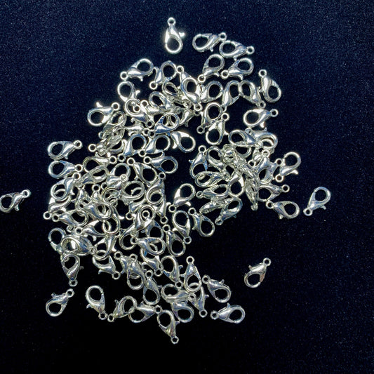 Lobster clasps(silver color) 100pcs