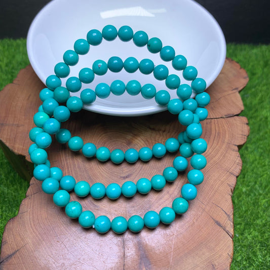 Magnesite(DYED) bracelet 6mm 1pc(SL46)