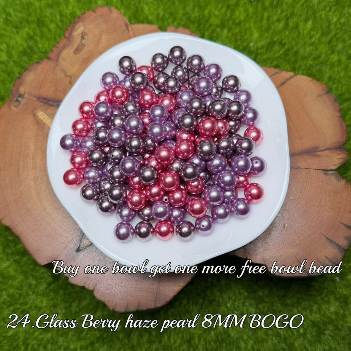 One bowl crystal bead- Felicity-can make 6pcs bracelets 10.6