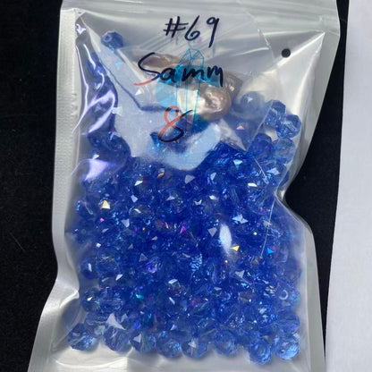 One bowl crystal bead- Felicity-can make 6pcs bracelets 8.6