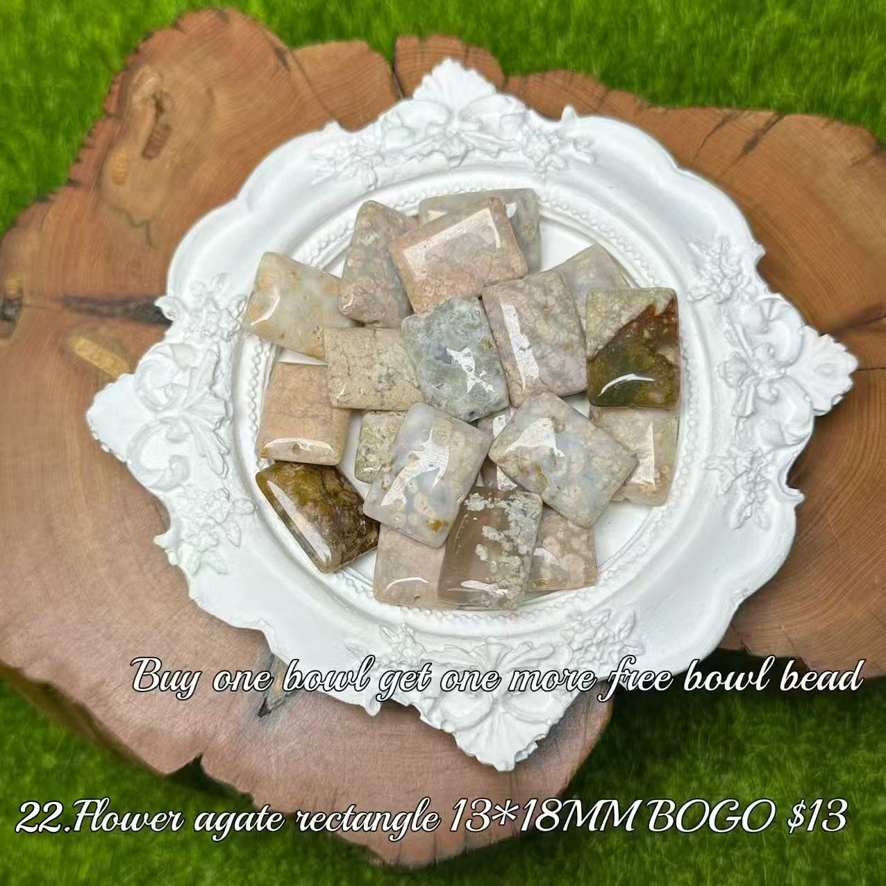 One bowl crystal bead- Felicity-can make 6pcs bracelets 6.22
