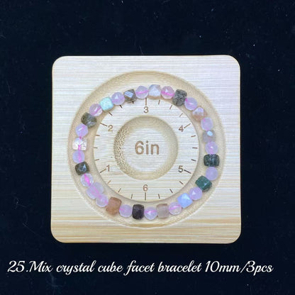 One bowl crystal bead- Felicity-can make 6pcs bracelets 6.5