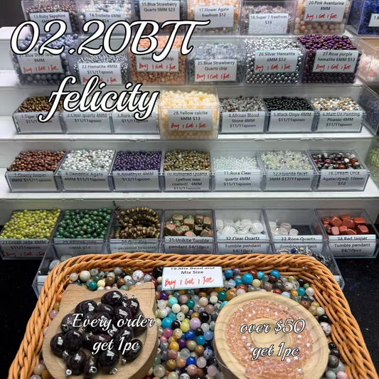 One bowl crystal bead- Felicity01-can make 6pcs bracelets 2.20