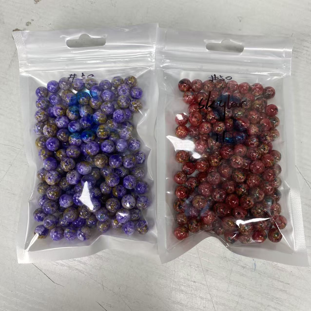 One bowl crystal bead- Felicity-can make 6pcs bracelets 7.25