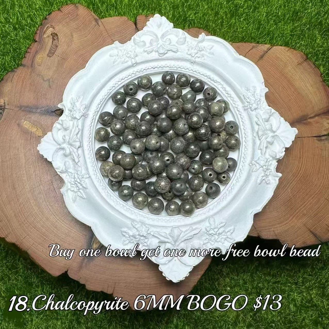 One bowl crystal bead- travis00-can make 6pcs bracelets 7.2