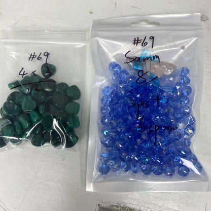 One bowl crystal bead- Felicity-can make 6pcs bracelets 8.6