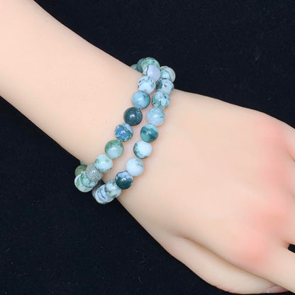 Dendritic Agate bracelet 8mm 1pc (SL152)