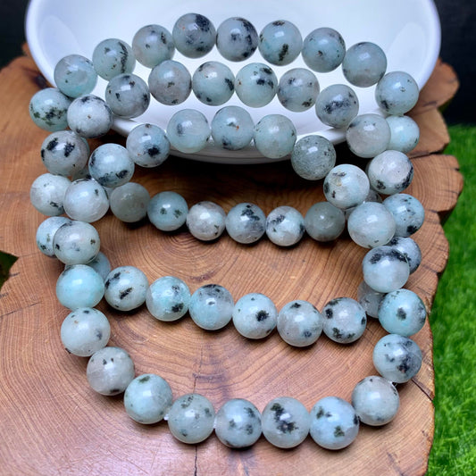 Kiwi Jasper bracelet 8mm 1pc (SL130)