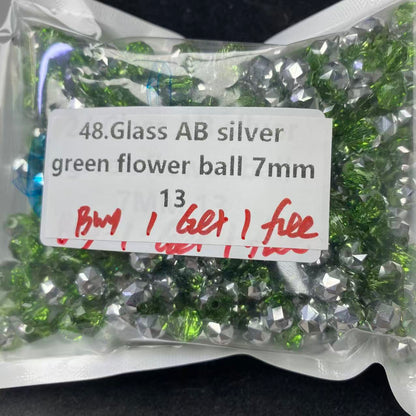 One bowl crystal bead- Felicity-can make 6pcs bracelets 8.15