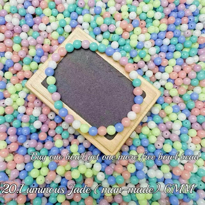 One bowl crystal bead- Felicity-can make 6pcs bracelets 8.26