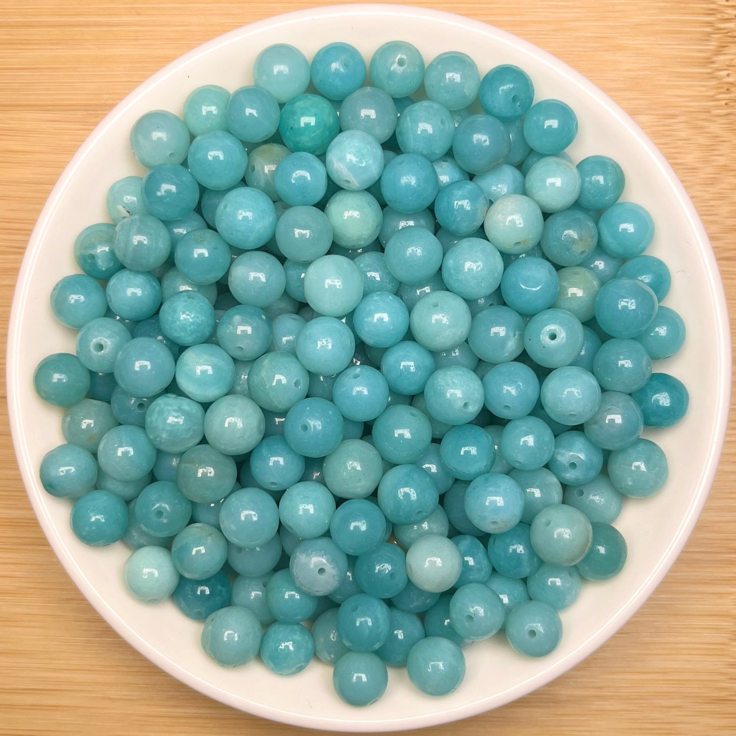 Amazonite  bead 132pcs  8mm/ 1 bowl-20$ (NAT41)