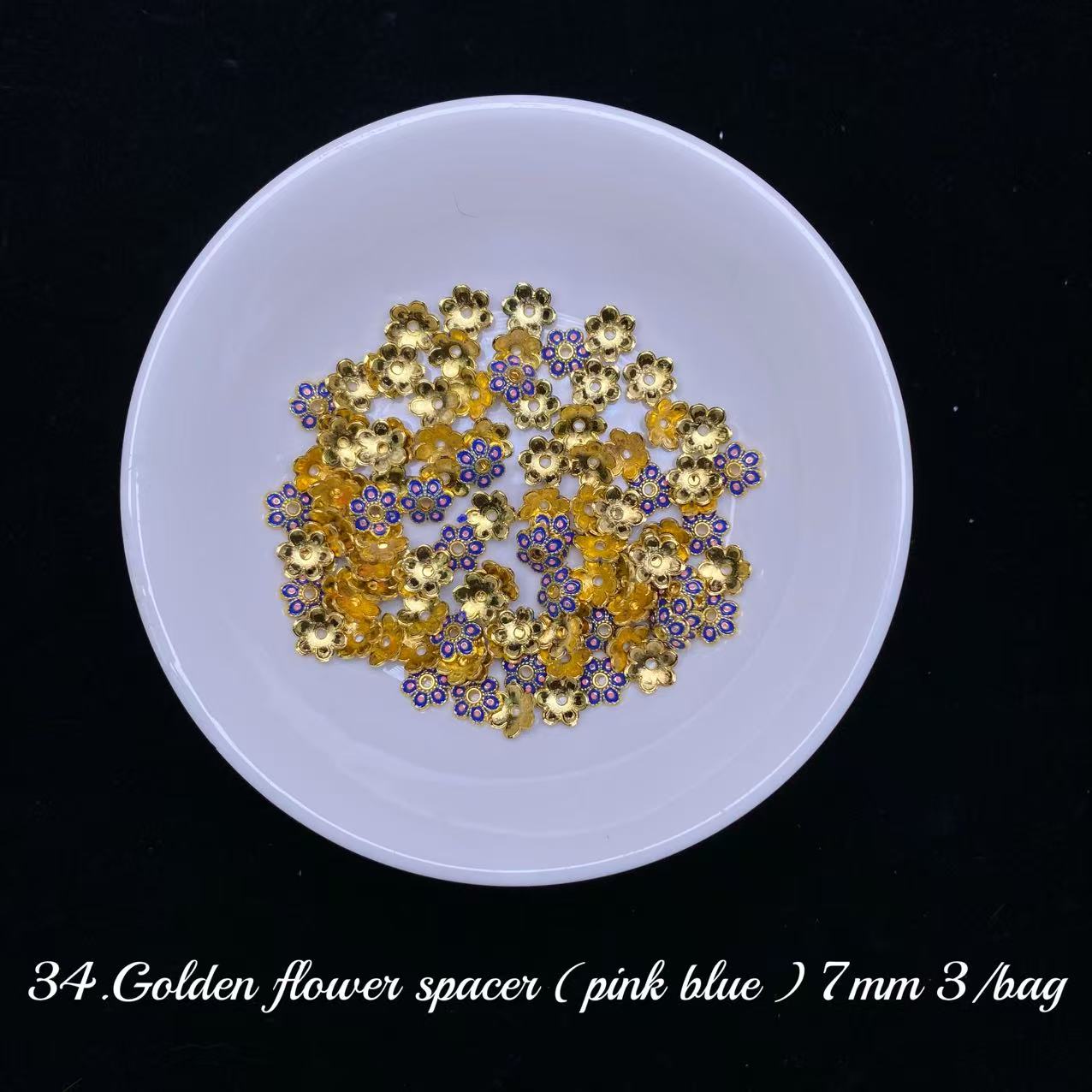 One bowl crystal bead- Felicity-can make 6pcs bracelets 8.26