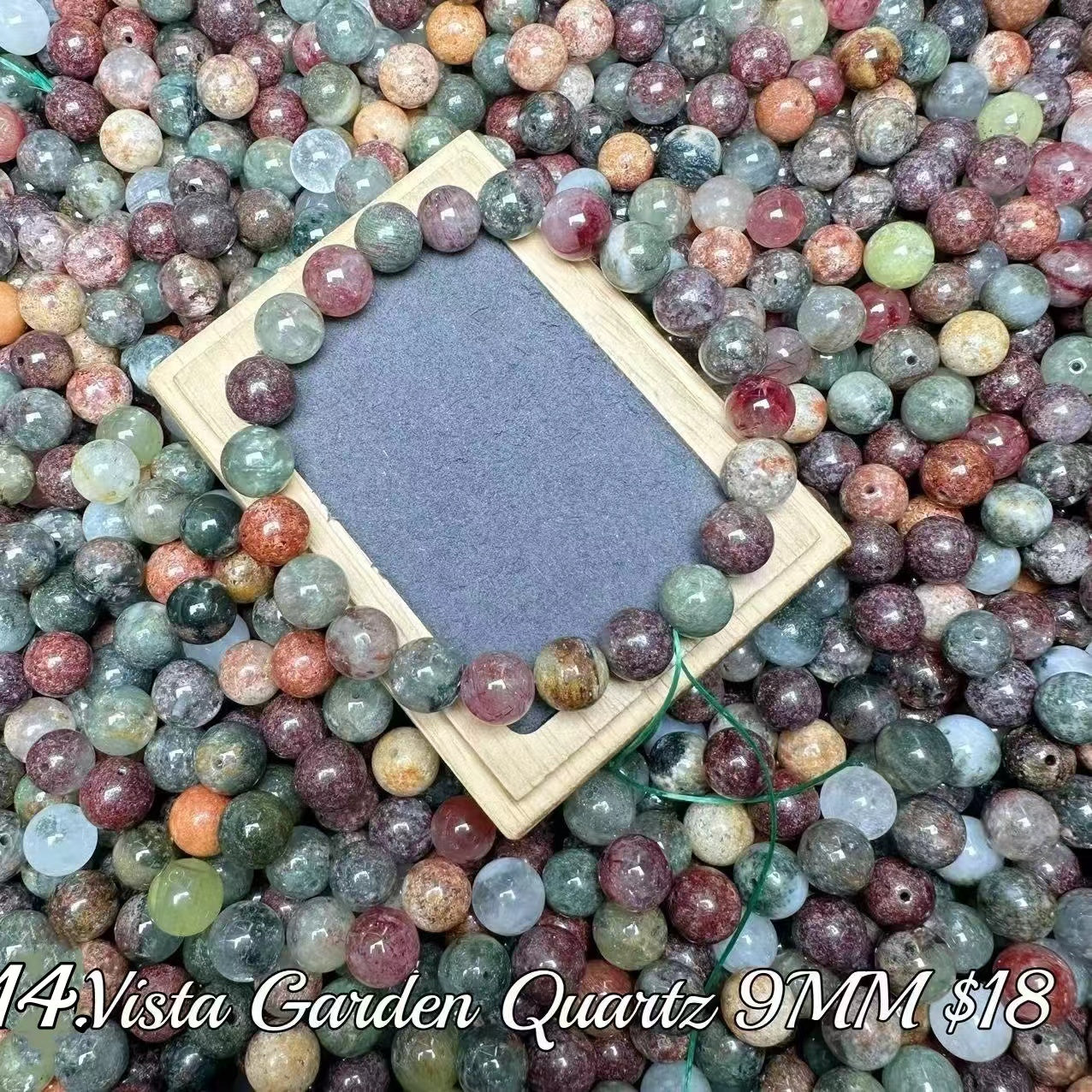 One bowl crystal bead- Felicity-can make 6pcs bracelets 8.6