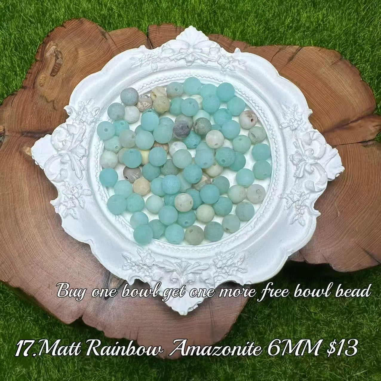 One bowl crystal bead- Felicity-can make 6pcs bracelets 7.27