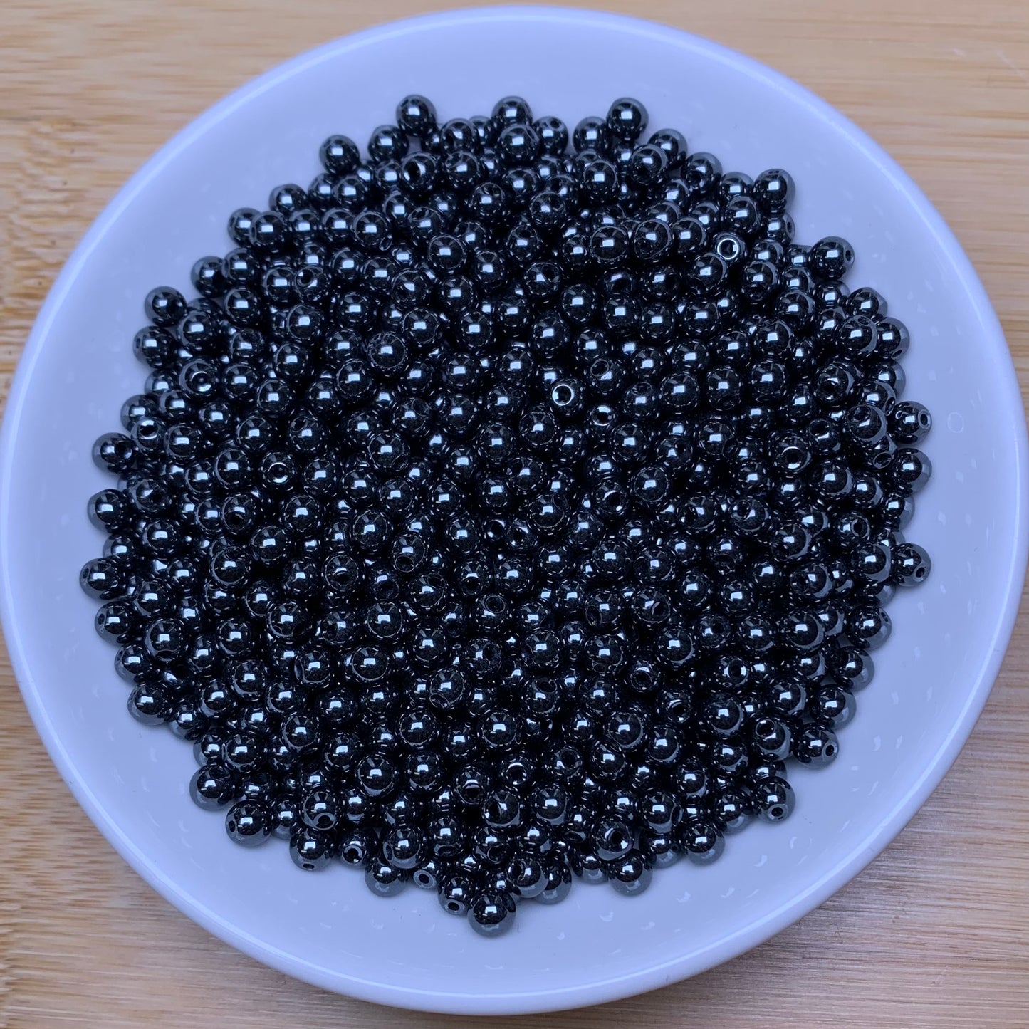 Hematite bead 320pcs 11spoon/1 bowl 4mm (Mini31)