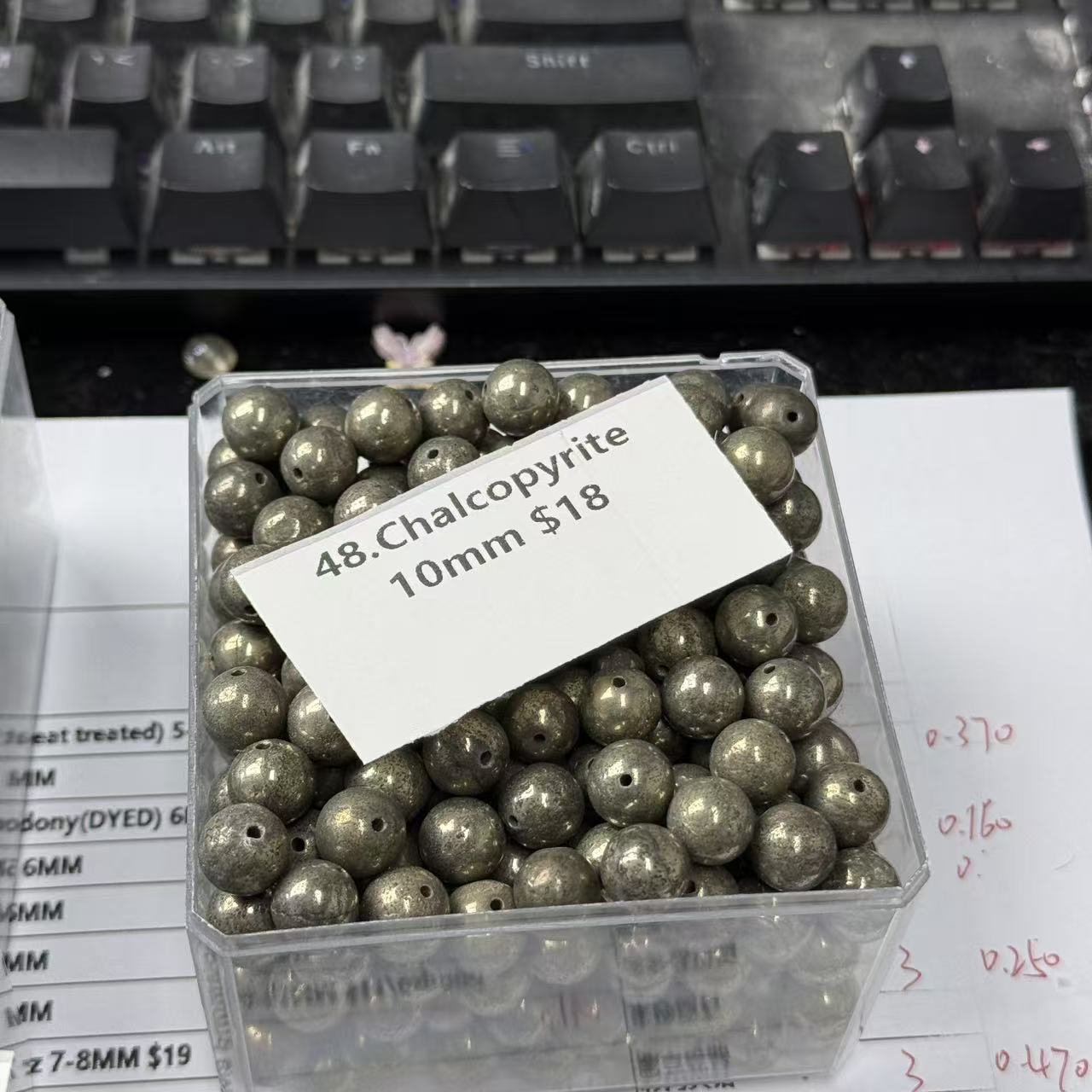 One bowl crystal bead- Felicity01-can make 6pcs bracelets 2.27